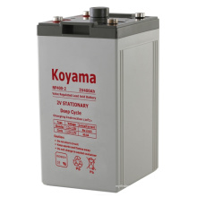 2V400AH stationnaire de la batterie 2V AGM pour la centrale électrique